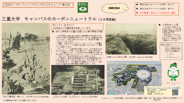 三重大学 キャンパスのカーボンニュートラル(土木測量編)